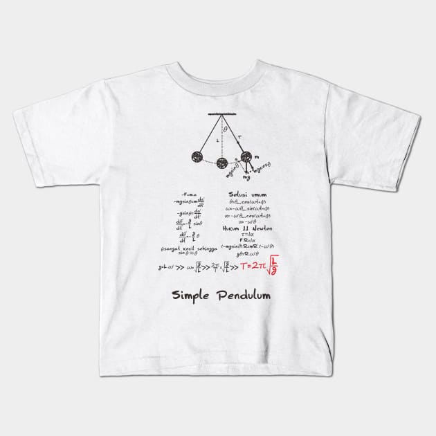 simple pendulum Kids T-Shirt by hakim91